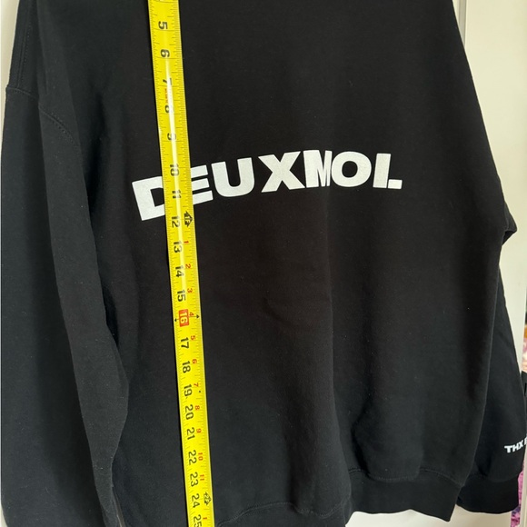 Deuxmoi “Anon Pls” Classic cult following crewneck size Large - Picture 5 of 7